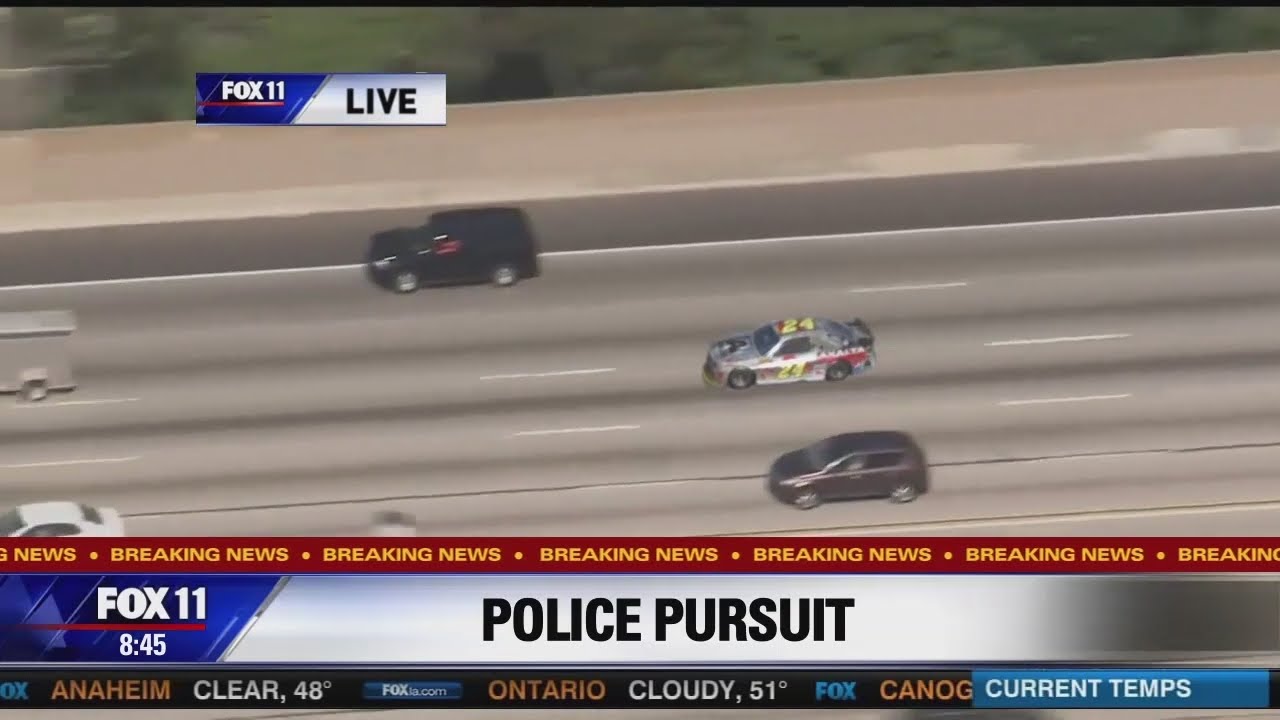 Jeff Gordon Police Chase