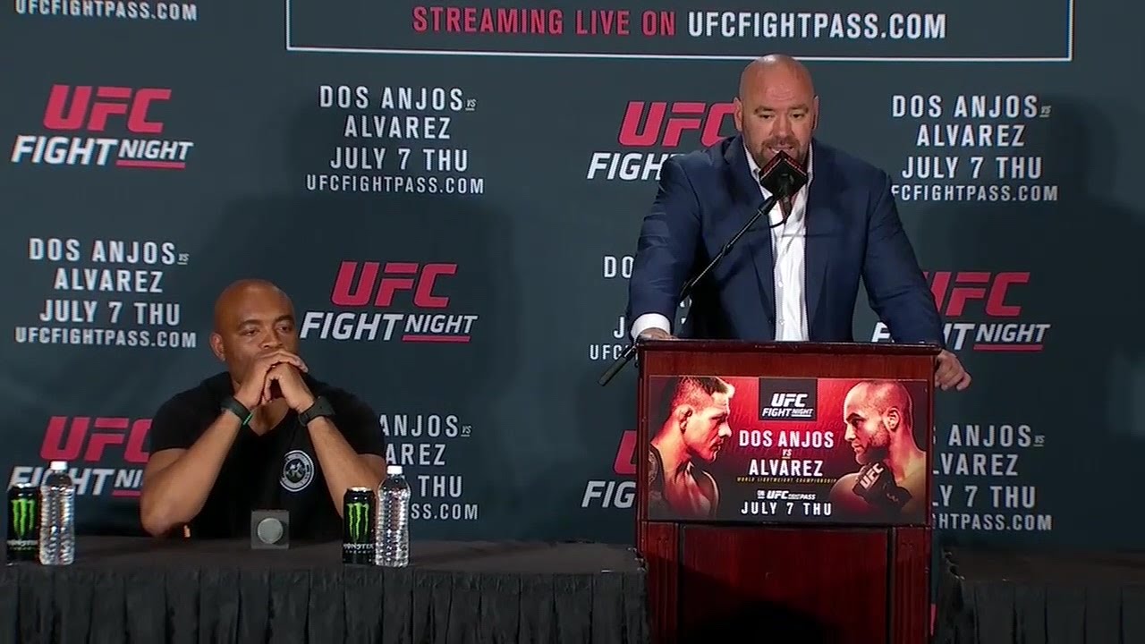 Dana White announces Anderson Silva as UFC 200 replacement