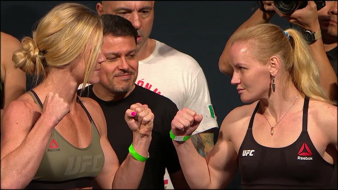 Holly Holm vs. Valentina Shevchenko weigh-in – UFC Fight Night