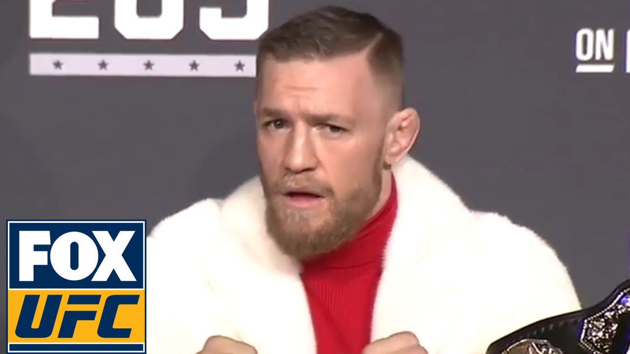 Here’s everything Conor McGregor said at the UFC 205