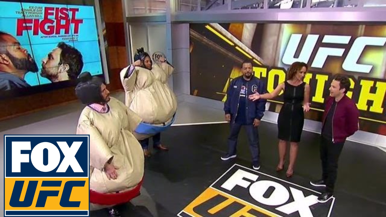 Ice Cube, Charlie Day learn sumo wrestling moves ahead of