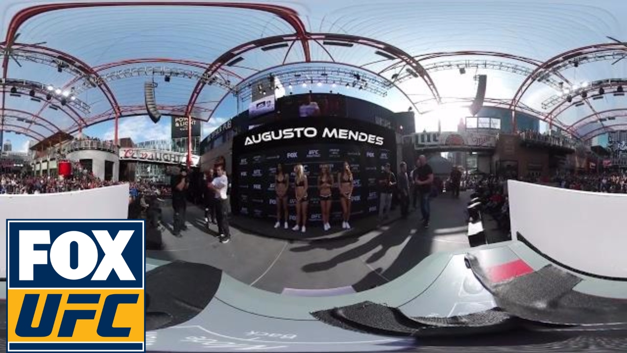 UFC Fight Night Weigh-In: Johnson vs. Reis | 360 VIDEO |