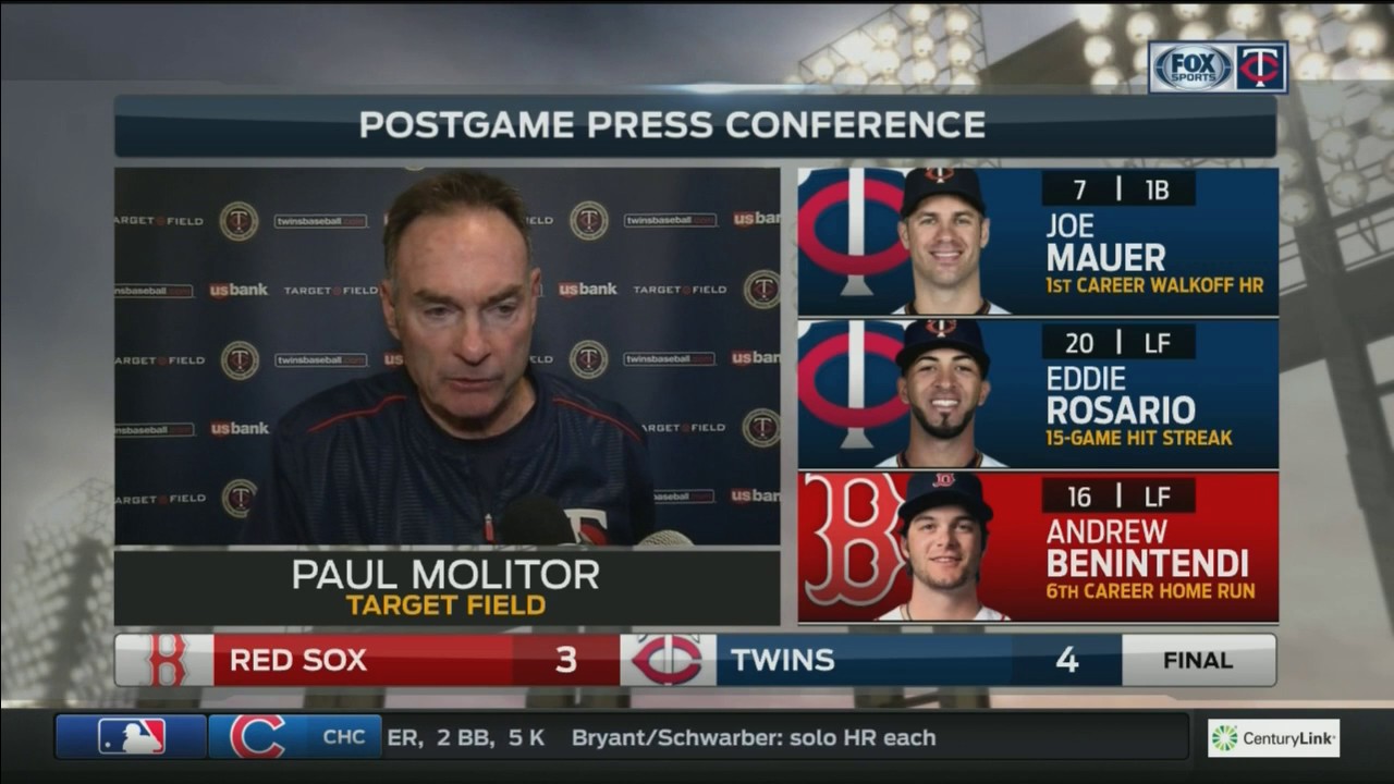 Twins manager Molitor: Hughes pitched ‘best game’ vs. Red Sox