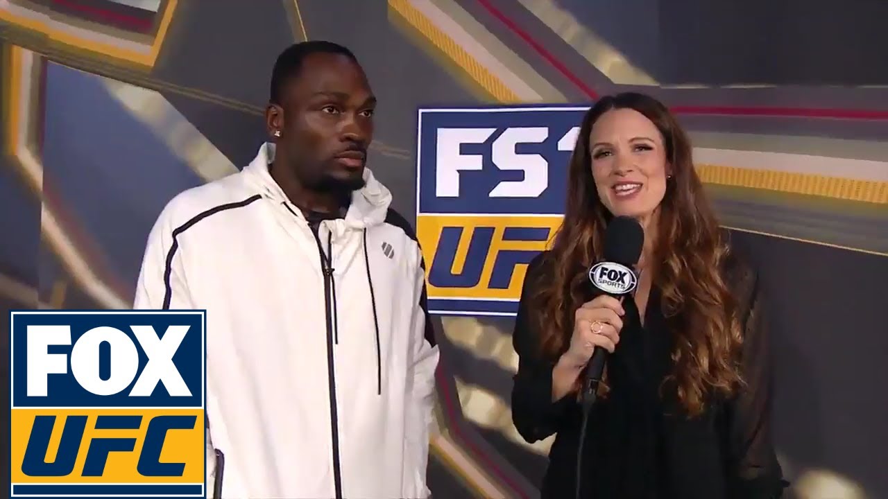 Derek Brunson interview with Heidi Androl | Weigh-in | UFC