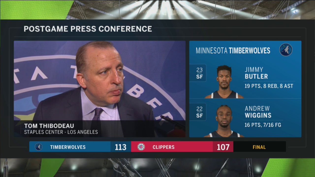Thibs praises offense, says Wolves’ defense still needs work