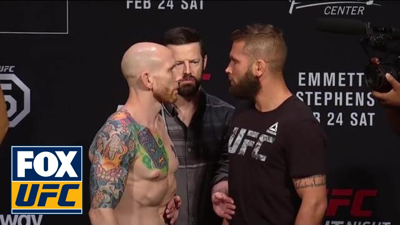 Jeremy Stephens vs Josh Emmett face-off | WEIGH-IN | UFC on