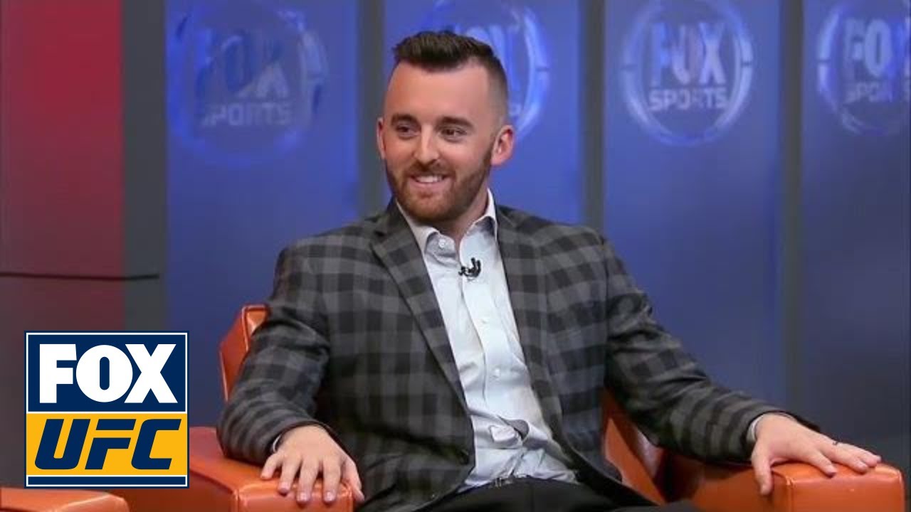 Austin Dillon talks with Kenny Florian and Daniel Cormier |