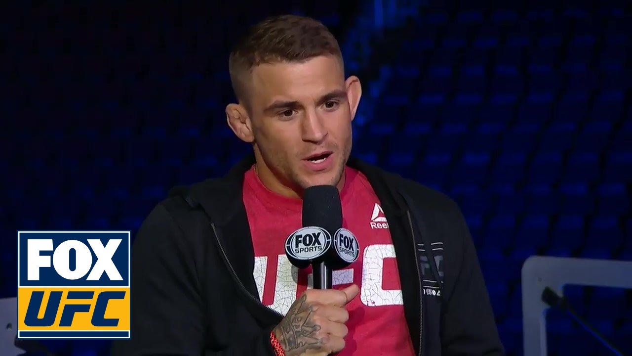 Dustin Poirier talks to the UFC on FOX crew | INTERVIEW |