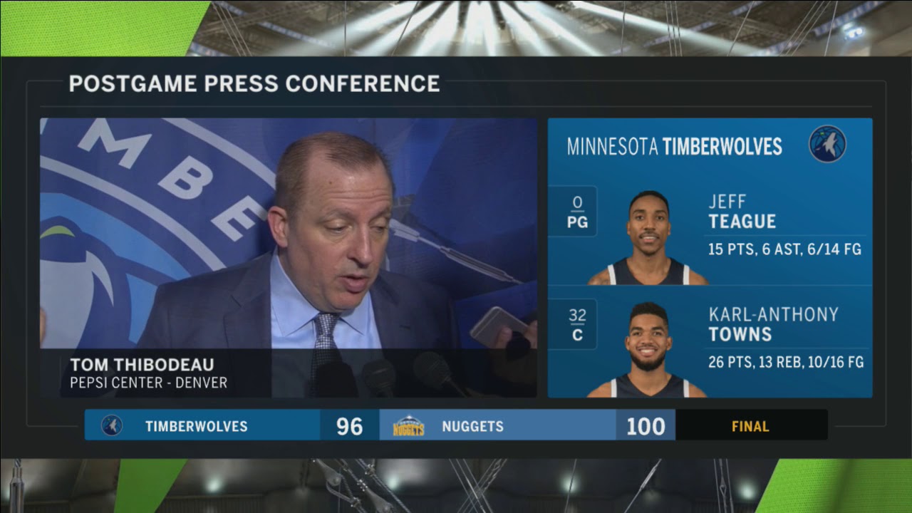 Timberwolves coach Tom Thibodeau: “We have to do better”