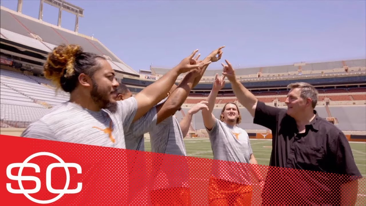 Texas Longhorns’ O-line front and