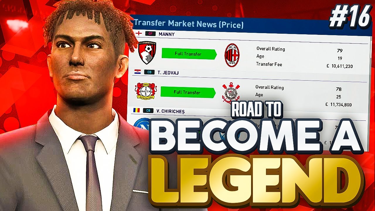 ROAD TO BECOME A LEGEND! PES 2019 #16 ” MANNY OFF TO THE SAN SIRO! AC MILAN CALLING!”