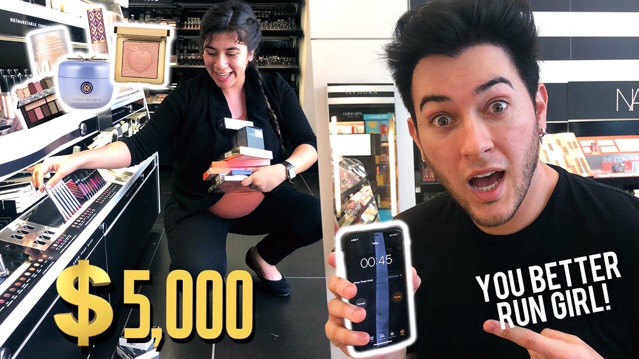 ANYTHING YOU CAN CARRY IN SEPHORA, I’LL PAY FOR CHALLENGE!
