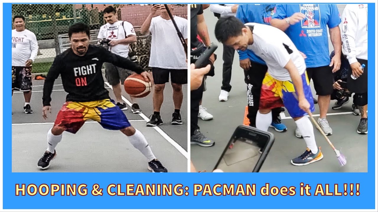 MANNY PACQUIAO 3-POINT SHOOT OUT!!!