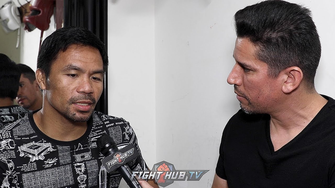 MANNY PACQUIAO ON THE DEATH OF PERNELL WHITAKER; SAYS MORE MOTIVATED FOR THURMAN THAN BRONER FIGHT