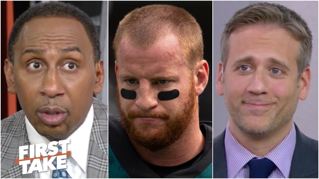 Max’s drastic Carson Wentz trade proposal sets off Stephen A. | First Take