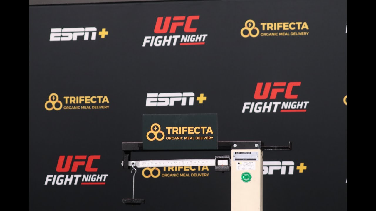 UFC on ESPN+ 36 weigh-ins