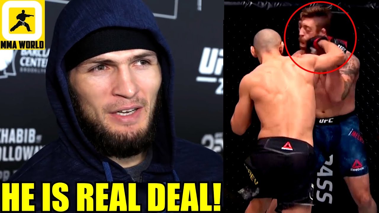 Khabib gives his honest opinion on possibly the next BIG UFC Super Star Khamzat