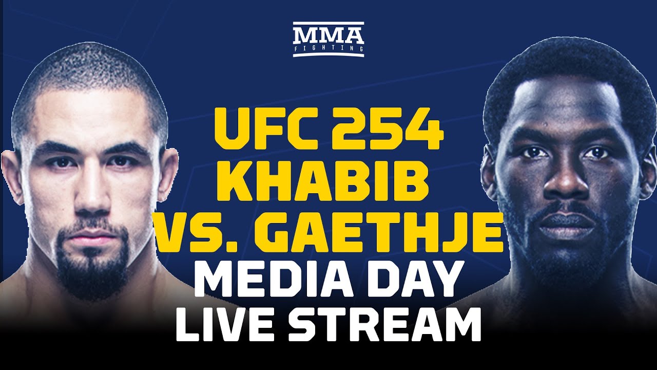 UFC 254: Khabib vs. Gaethje Media Day Live Stream – MMA Fighting