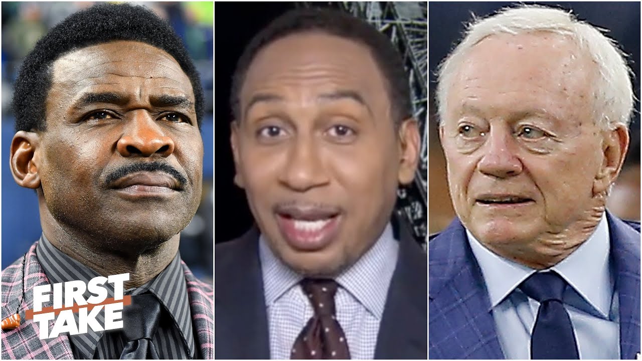 Stephen A. calls out Michael Irvin for defending the Cowboys | First Take