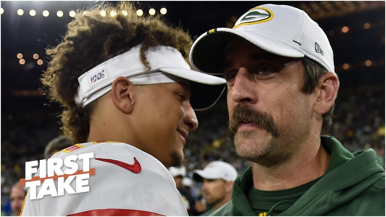 First Take debates Patrick Mahomes vs. Aaron Rodgers for NFL MVP