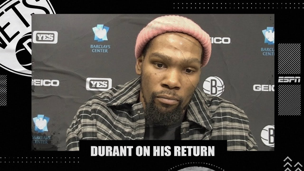 Kevin Durant speaks about winning Nets debut vs. Warriors | NBA on ESPN