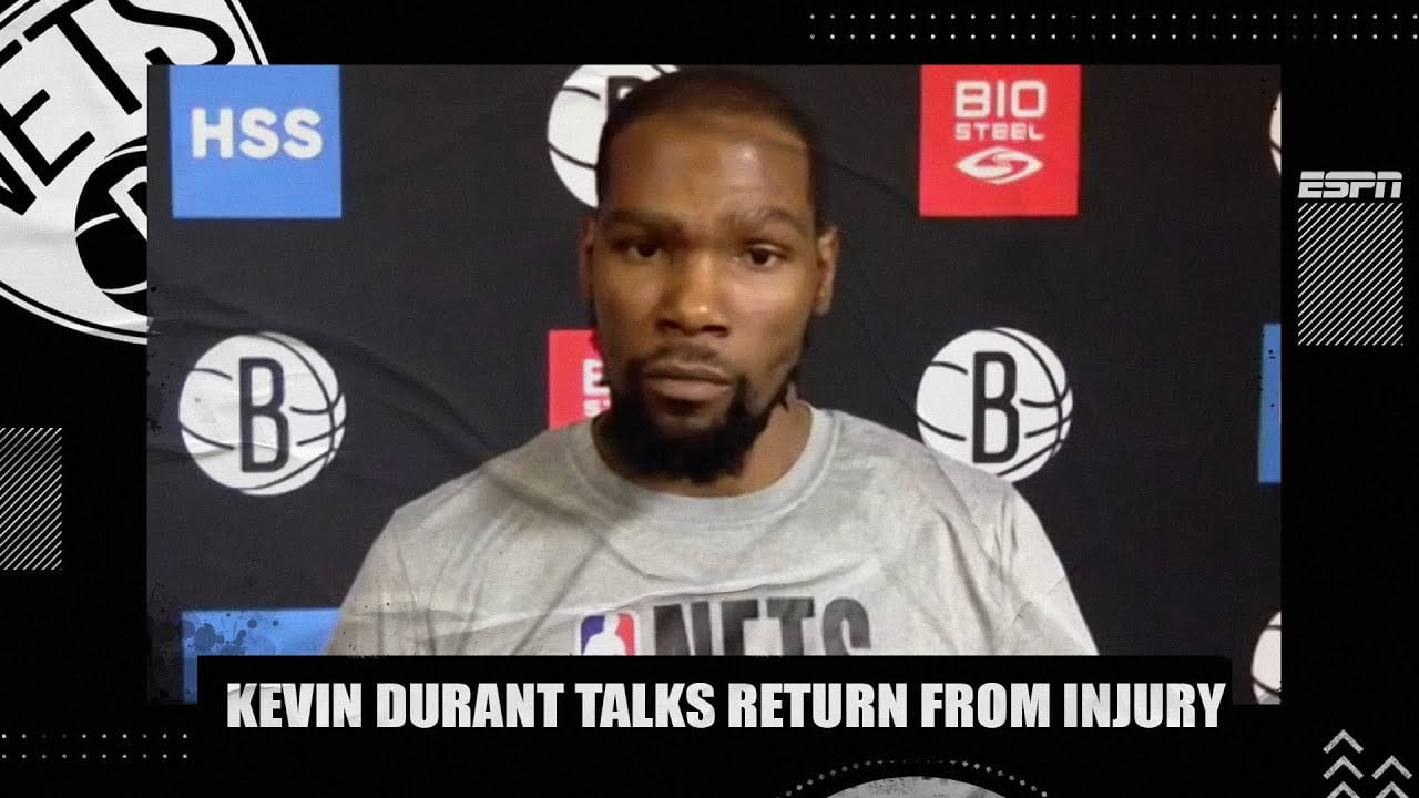 Kevin Durant talks injury rehab, practicing with Kyrie Irving | NBA on ESPN