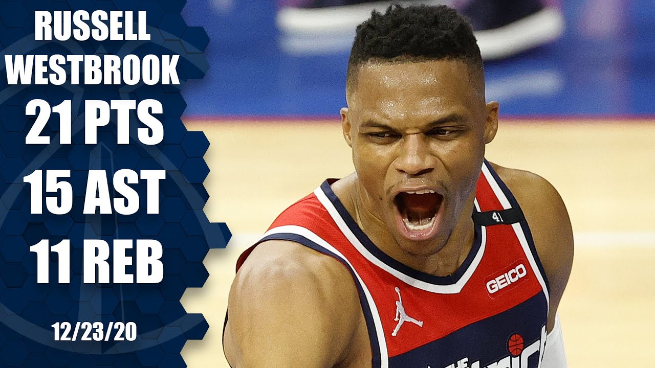 Russell Westbrook records triple-double in Wizards debut [HIGHLIGHTS] | NBA on