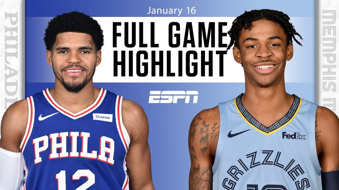 Philadelphia 76ers vs. Memphis Grizzlies [FULL GAME HIGHLIGHTS] | NBA on ESPN