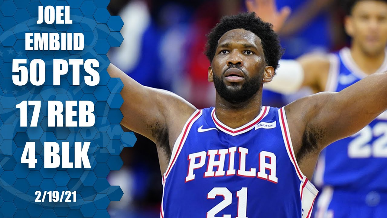 Joel Embiid goes off for career-high 50 points vs. Bulls [HIGHLIGHTS] | NBA on