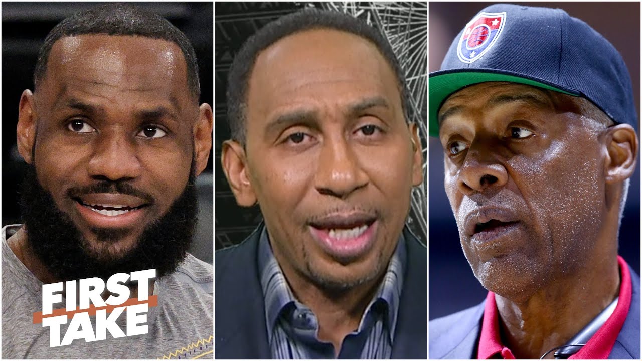 Stephen A. disagrees with Dr. J leaving LeBron off of his top two all-time NBA