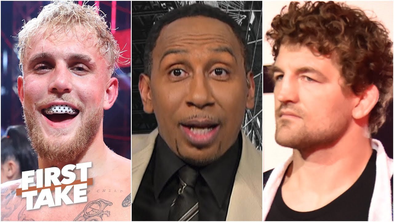 Stephen A. reacts to Ben Askren getting KO’d by Jake Paul | First Take