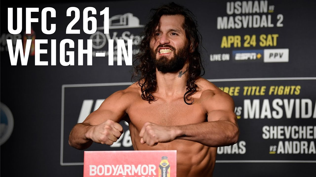 UFC 261: Usman vs Masvidal Weigh-in