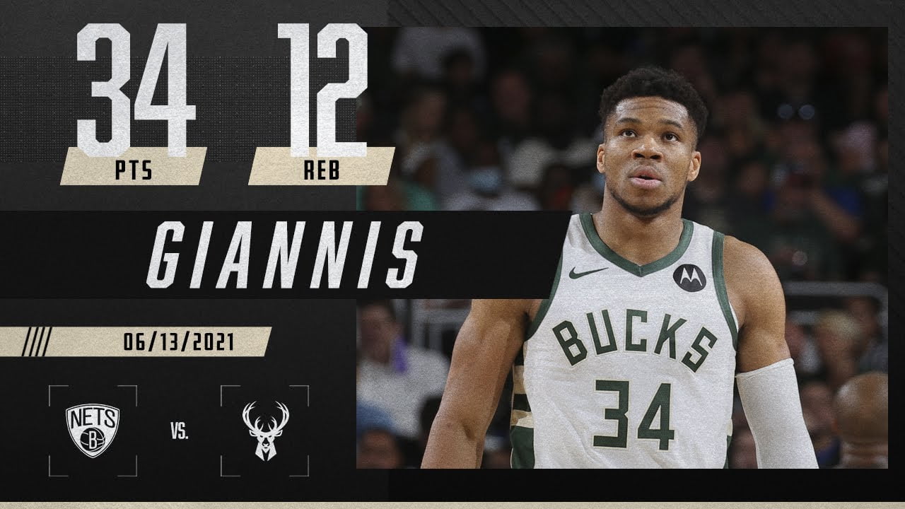 Giannis and the Bucks have it all tied up with the Nets 🦌 | 2021 NBA Playoffs
