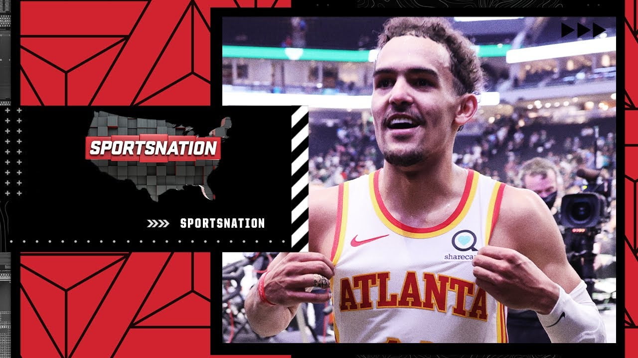 Trae Young lobbed an alley-oop off the glass and shimmied in his 48-point Game