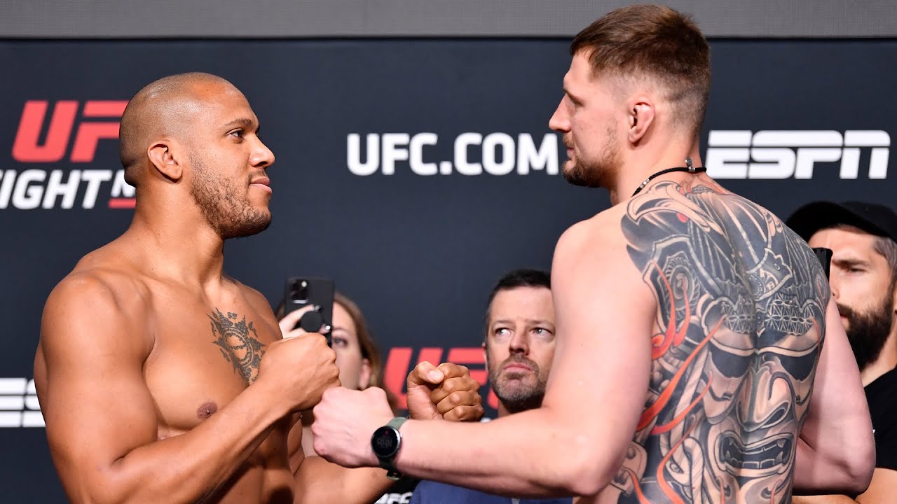 UFC Vegas 30: Weigh-in Faceoffs
