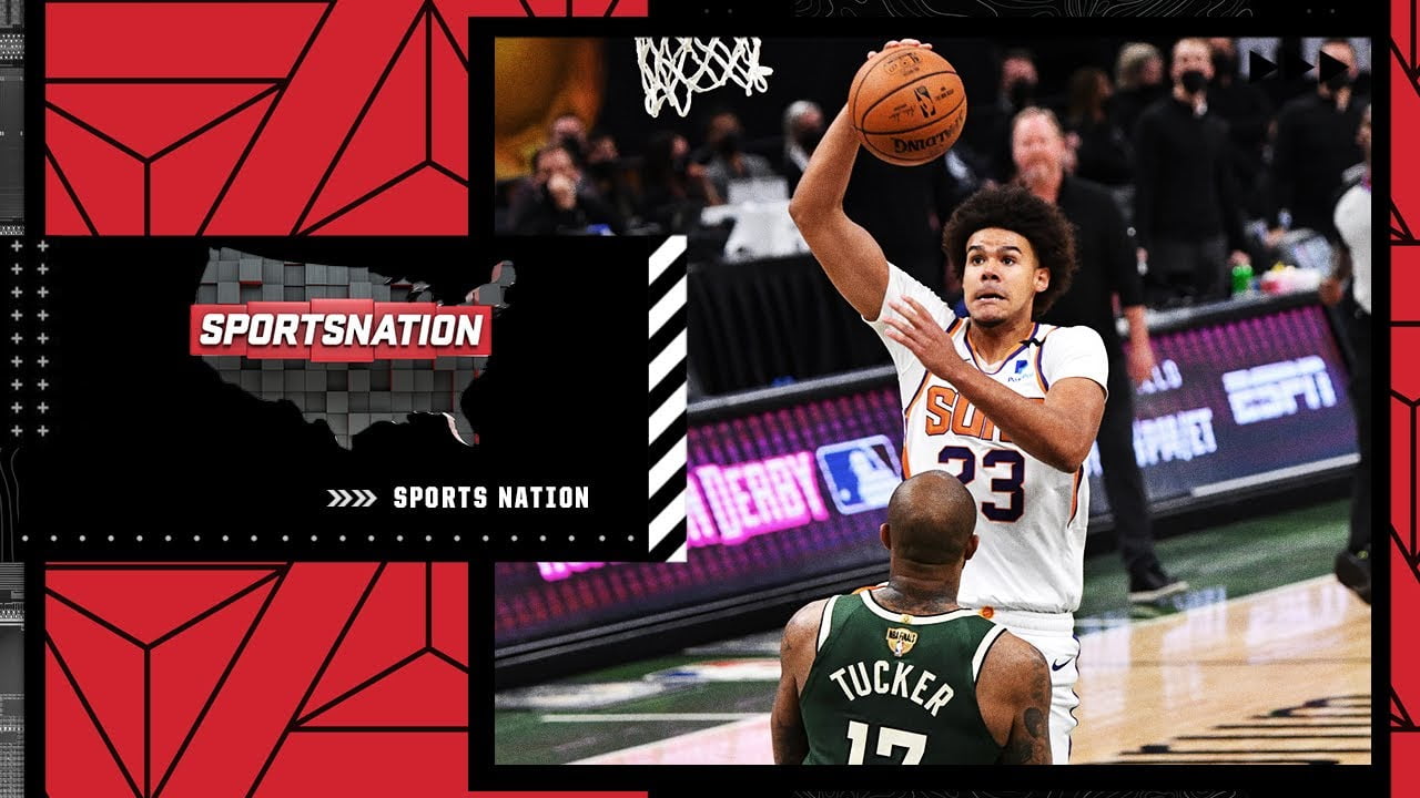 Reacting to Cam Johnson’s poster dunk over P.J. Tucker | SportsNation