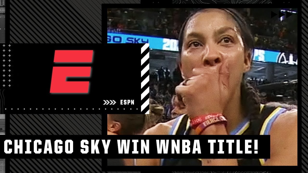 Candace Parker gets emotional after helping hometown Chicago Sky win their