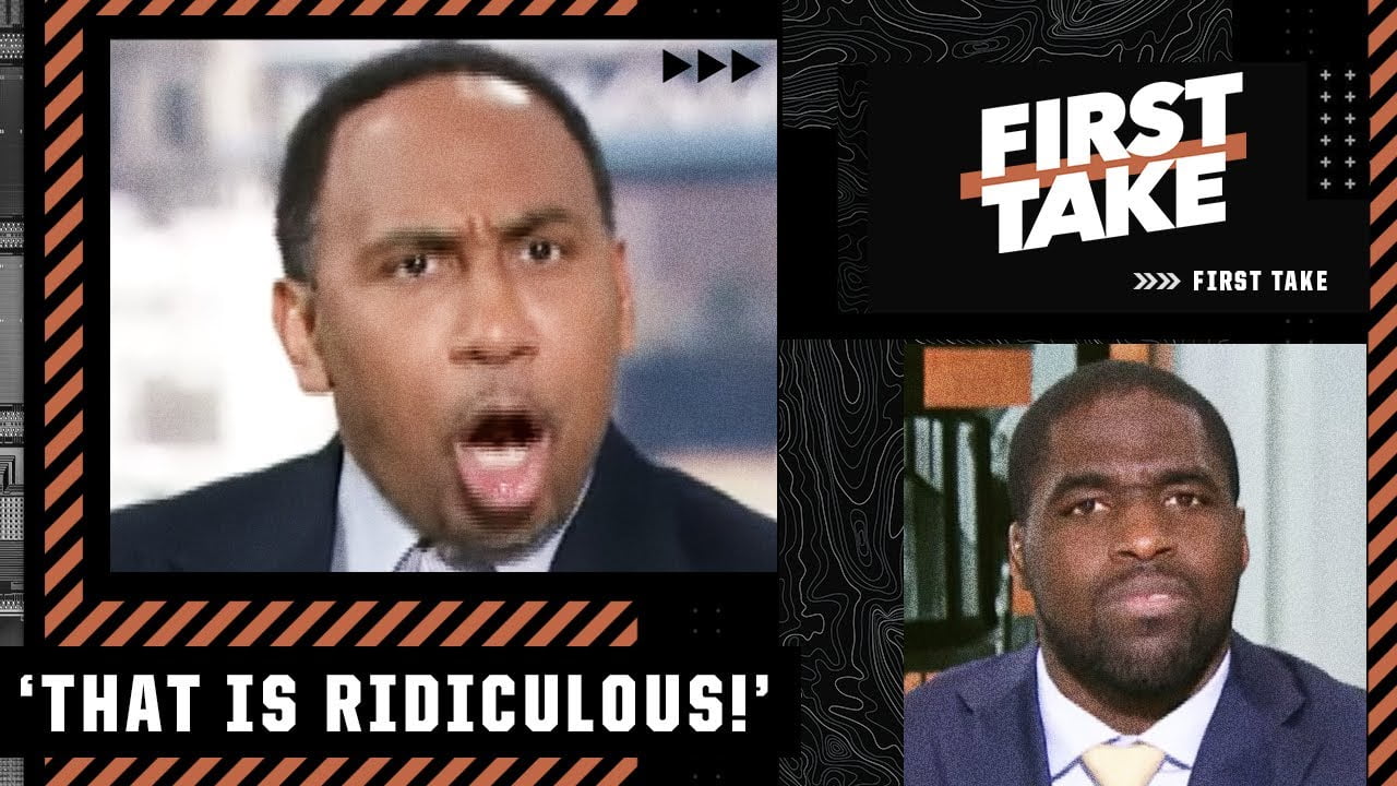 Stephen A. calls Sam Acho’s take on the Cowboys ‘RIDICULOUS’ 👀 | First