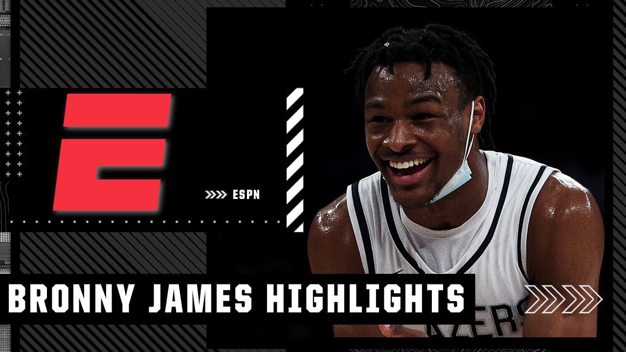 Bronny James scores 19 PTS in Sierra Canyon’s win over LeBron’s St. Vincent-St.