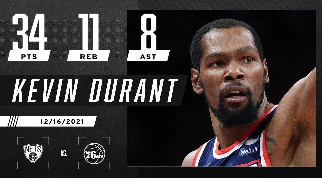 Kevin Durant activates BEAST MODE 🔥 Nearly notches consecutive triple-double!
