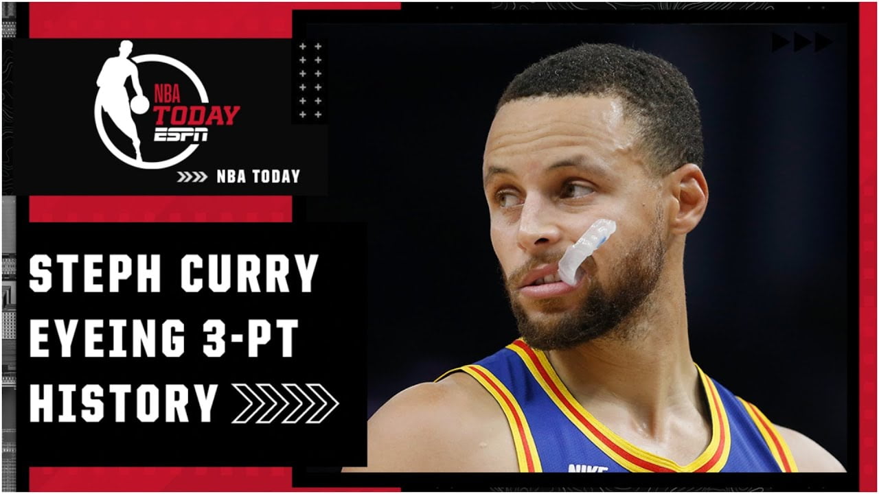 Will Steph Curry break the 3-PT record in the Warriors’ next game?! | NBA