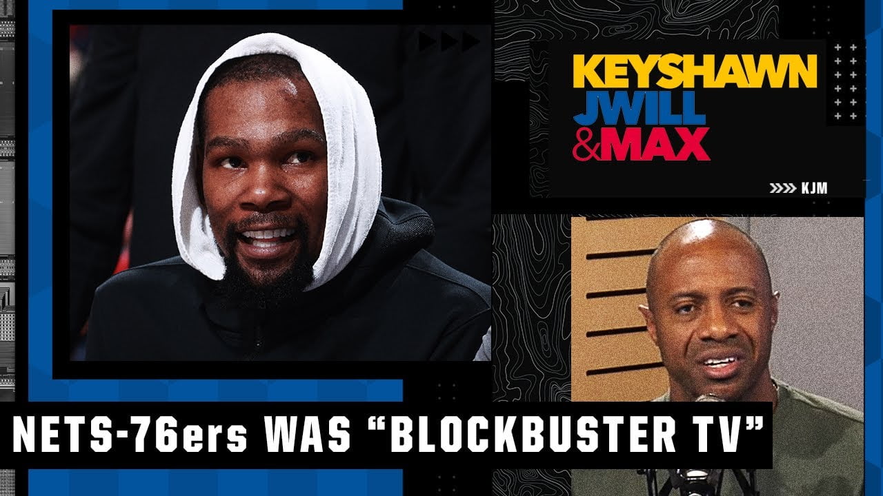 ‘BLOCKBUSTER TV’ ❗📺 – JWill if FIRED UP about the Nets’ big win vs. the 76ers 🏀