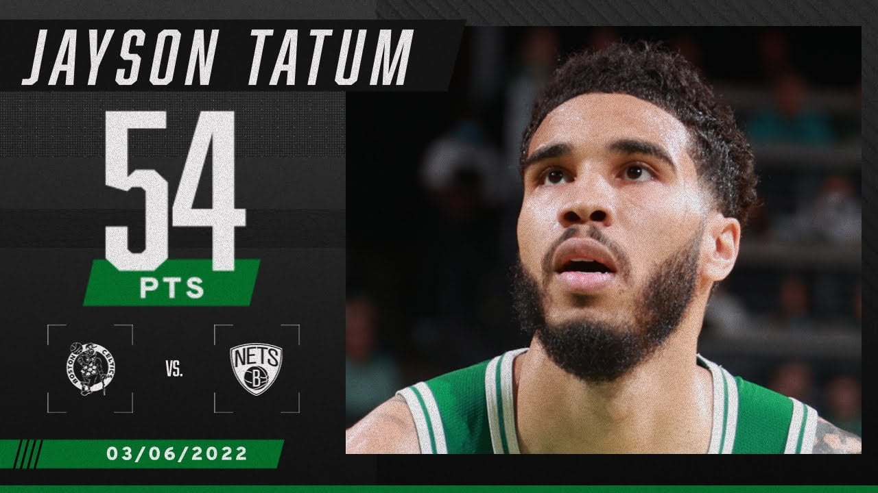 Jayson Tatum 50-PIECE! 💯 Drops 4th career 50-PT game, tying Larry Bird for most
