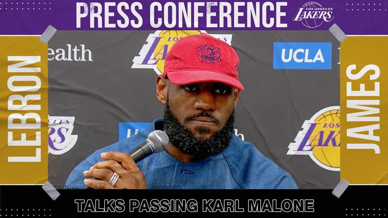 LeBron James on passing Karl Malone, Lakers losing another close game | NBA on