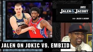 Nikola Jokic looked like a superstar against Joel Embiid ⭐️ – Jalen Rose on