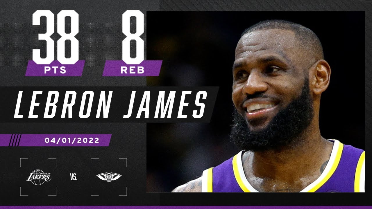 LeBron James’ 38 PTS not enough as Lakers lose fifth straight game