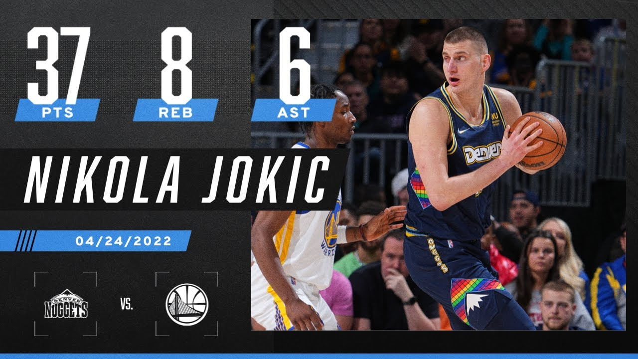 Nikola Jokic NOTCHES 37 PTS as Nuggets avoid Warriors sweep