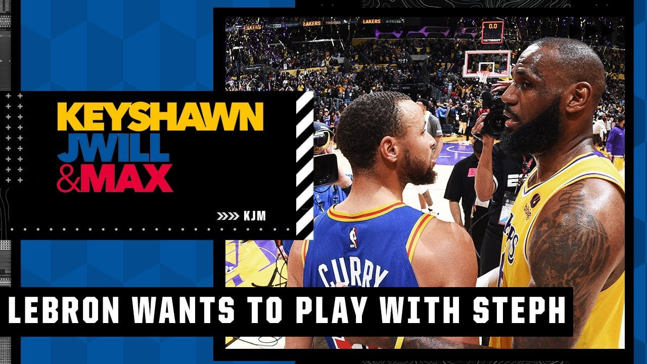 Reacting to LeBron saying he would like to play with Steph Curry 👀 | Keyshawn,