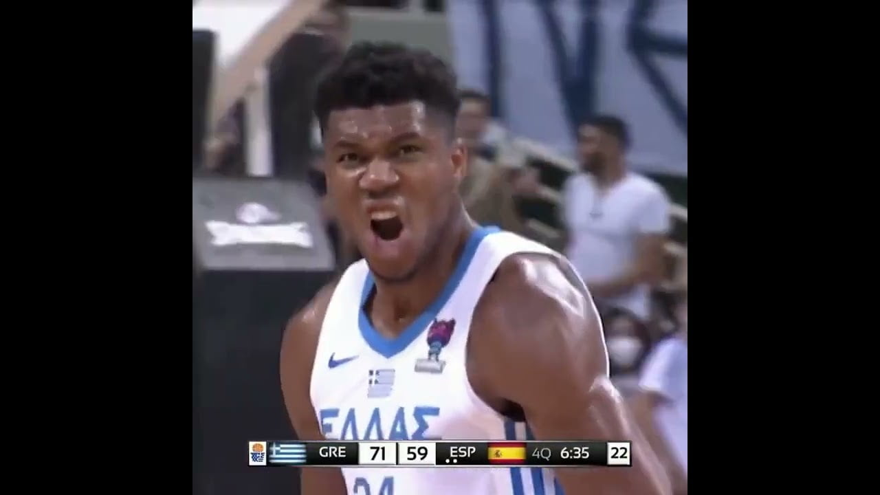 Giannis is dominating overseas 😤 31 PTS, 10 REB, 3 AST, 1 STL in ONLY 20
