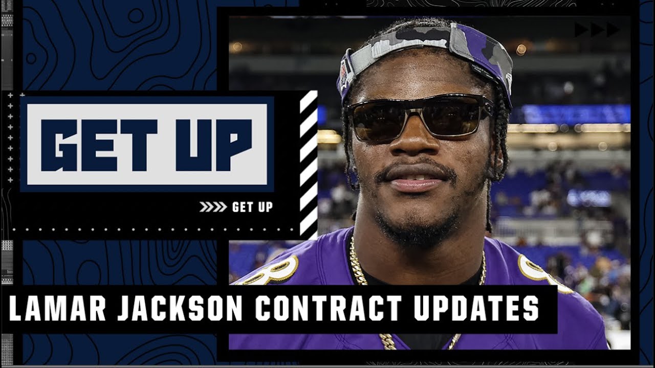 Lamar Jackson giving live Twitter updates on his contract talks?! | Get Up